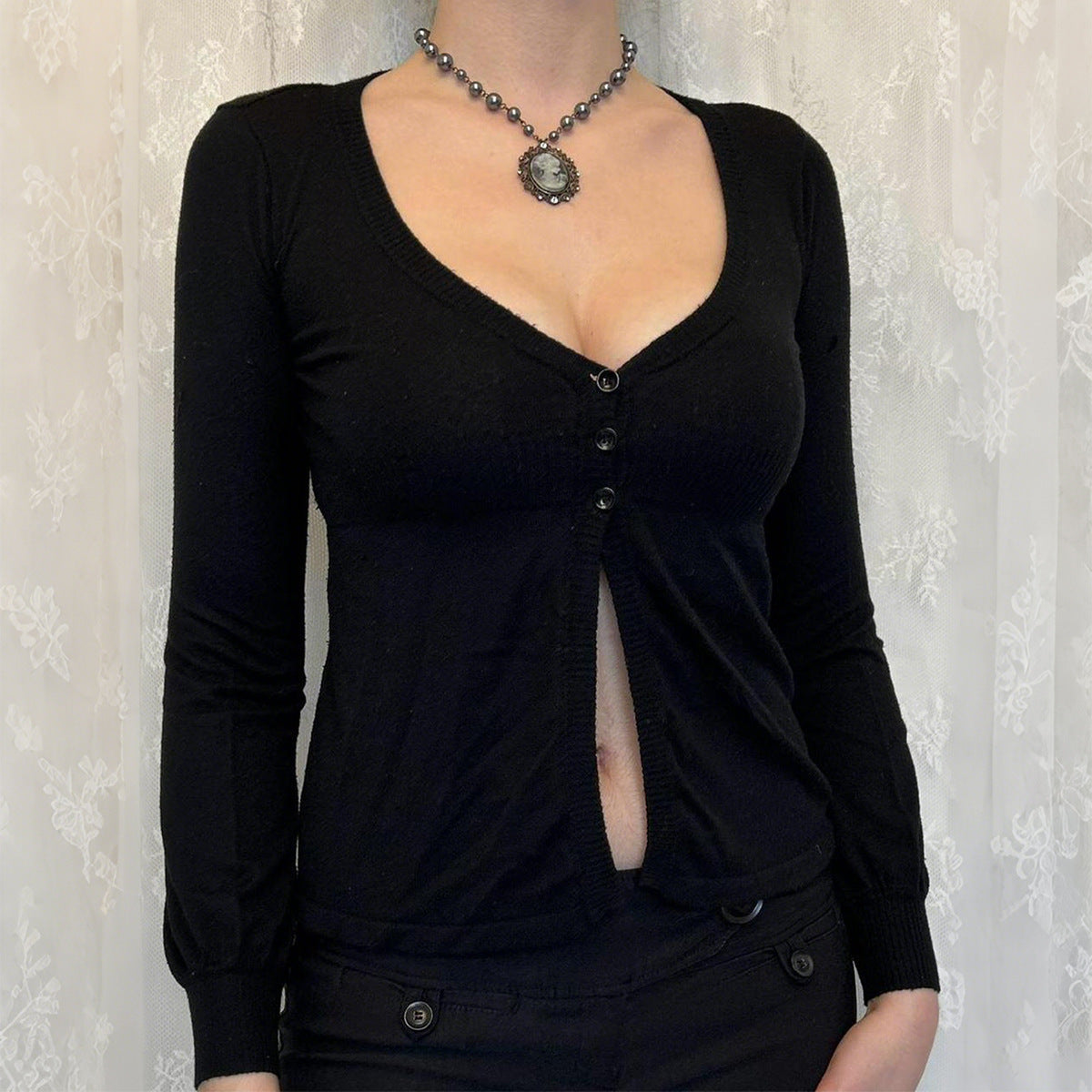 Cool Long Sleeve Sweater Woolen