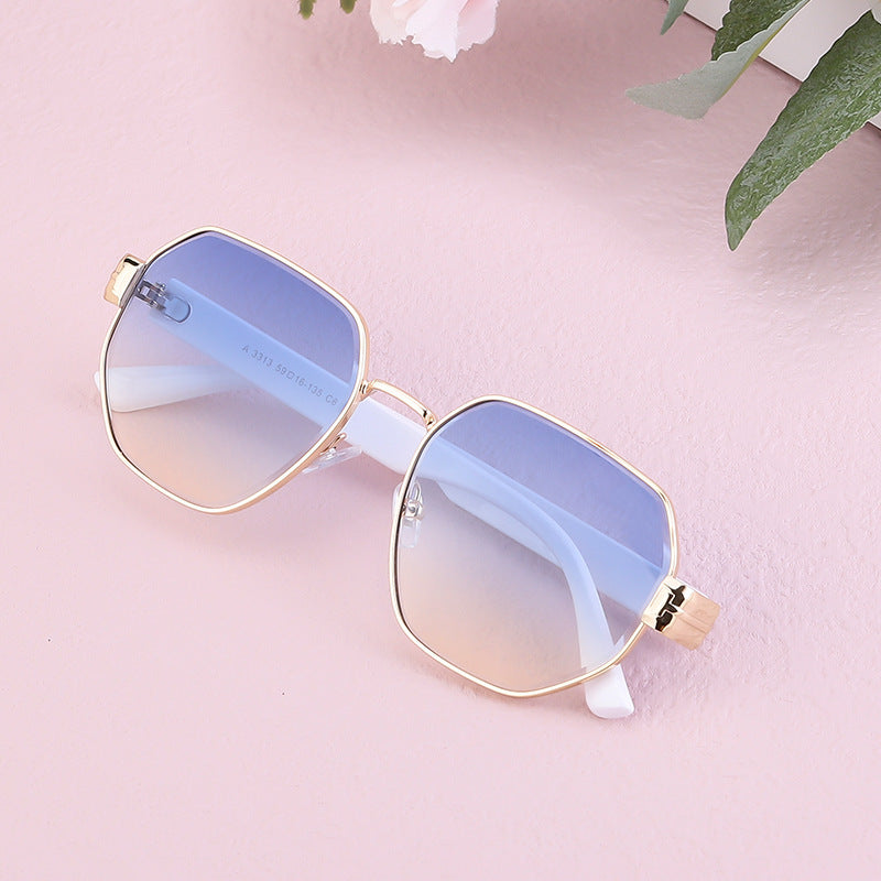 Square Women's Outdoor Fashion Street Shooting Sunglasses