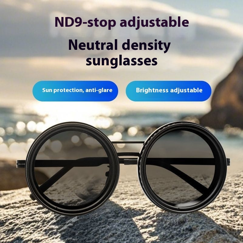 New 9-gear Adjustable High Light Transmission UV Polarized Sunglasses