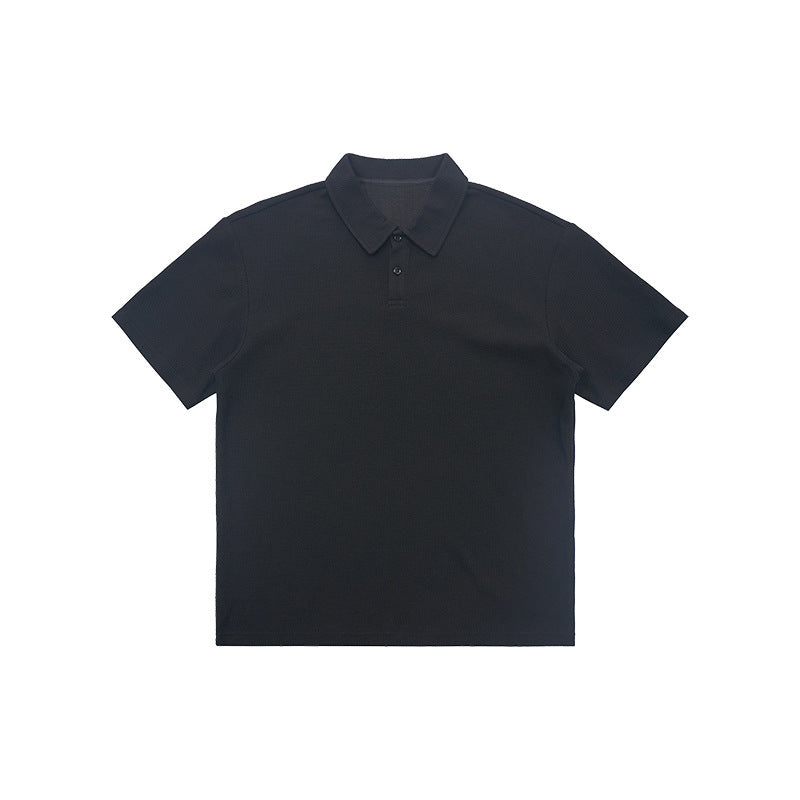 Light Luxury Waffle Sweat-absorbent Quick-drying POLO Short Sleeve Shorts Suit